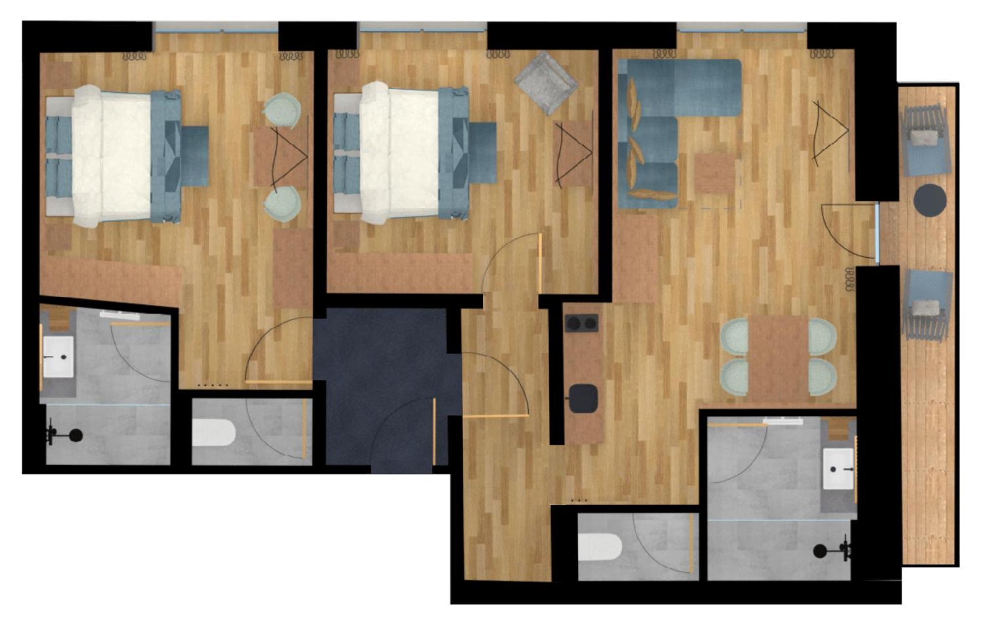Pachmair 1453 Apart Resort - Opening 2025 Uderns Rum bild