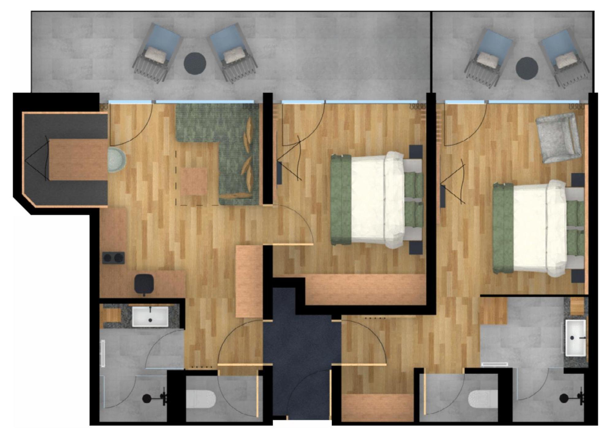 Pachmair 1453 Apart Resort - Opening 2025 Uderns Rum bild